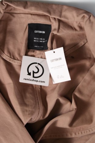 Γυναικείο παλτό Cotton On, Μέγεθος L, Χρώμα Καφέ, Τιμή 25,48 €