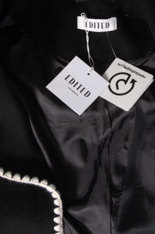 Дамско палто Edited, Размер XS, Цвят Черен, Цена 339,00 лв.
