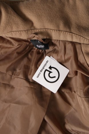 Γυναικείο παλτό Flame, Μέγεθος L, Χρώμα  Μπέζ, Τιμή 33,76 €