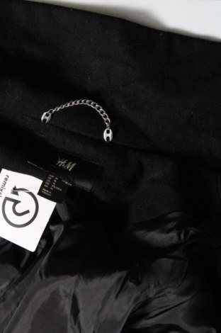 Дамско палто H&M, Размер XL, Цвят Черен, Цена 28,89 лв.