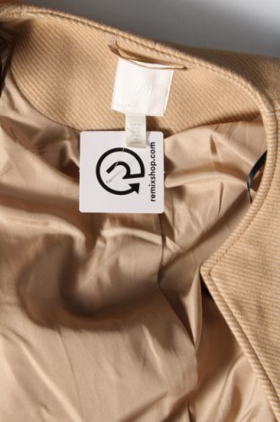 Palton de femei H&M, Mărime XS, Culoare Bej, Preț 210,53 Lei