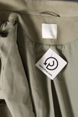 Дамско палто H&M, Размер M, Цвят Зелен, Цена 16,05 лв.
