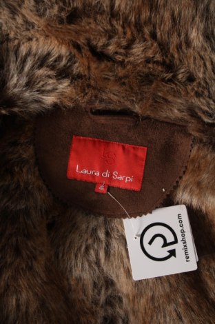 Γυναικείο παλτό Laura Di Sarpi, Μέγεθος XL, Χρώμα Καφέ, Τιμή 33,10 €