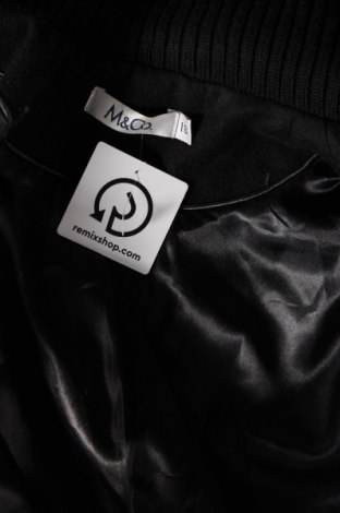 Dámsky kabát  M&Co., Veľkosť XL, Farba Čierna, Cena  30,34 €