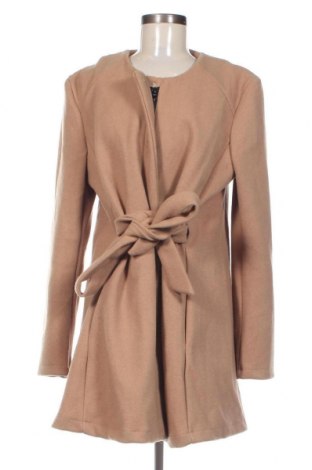 Γυναικείο παλτό Made In Italy, Μέγεθος M, Χρώμα  Μπέζ, Τιμή 22,50 €