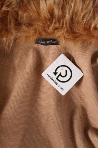 Γυναικείο παλτό Made In Italy, Μέγεθος S, Χρώμα  Μπέζ, Τιμή 31,77 €