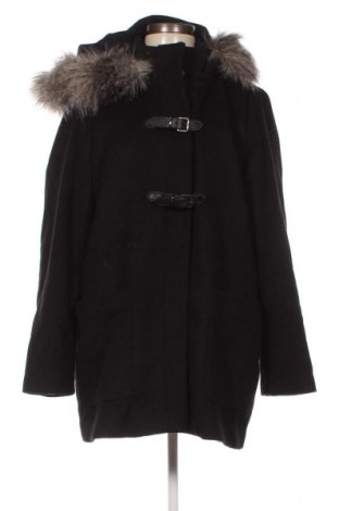 Дамско палто Mango, Размер XL, Цвят Черен, Цена 35,20 лв.
