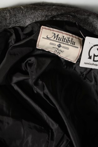 Γυναικείο παλτό Multiblu, Μέγεθος M, Χρώμα Γκρί, Τιμή 33,10 €