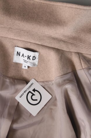 Γυναικείο παλτό NA-KD, Μέγεθος M, Χρώμα  Μπέζ, Τιμή 20,78 €
