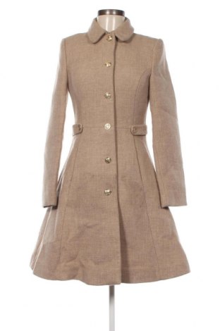 Дамско палто Naf Naf, Размер XS, Цвят Бежов, Цена 143,40 лв.