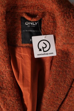 Γυναικείο παλτό ONLY, Μέγεθος XS, Χρώμα Πορτοκαλί, Τιμή 14,83 €