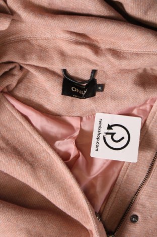 Дамско палто ONLY, Размер XL, Цвят Розов, Цена 20,90 лв.