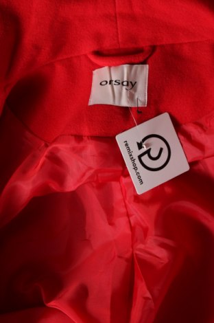 Дамско палто Orsay, Размер M, Цвят Червен, Цена 64,20 лв.