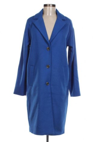 Γυναικείο παλτό Pieces, Μέγεθος M, Χρώμα Μπλέ, Τιμή 47,76 €