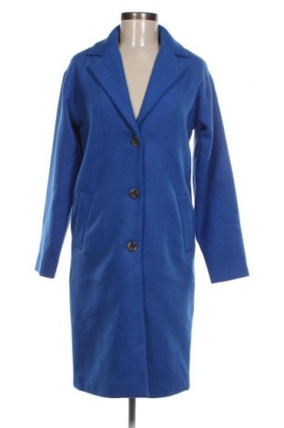 Дамско палто Pieces, Размер XS, Цвят Син, Цена 40,33 лв.