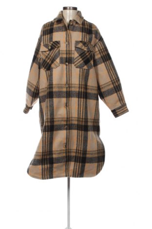 Γυναικείο παλτό Pieces, Μέγεθος L, Χρώμα Πολύχρωμο, Τιμή 17,44 €