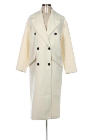 Palton de femei Pull&Bear, Mărime XS, Culoare Ecru, Preț 305,53 Lei