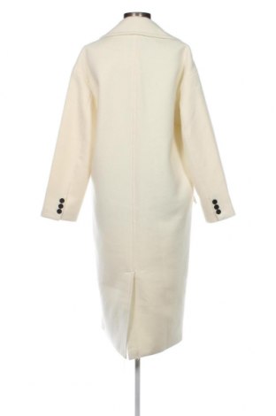 Дамско палто Pull&Bear, Размер XS, Цвят Екрю, Цена 86,00 лв.