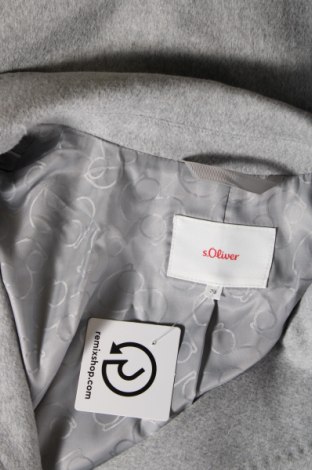 Γυναικείο παλτό S.Oliver, Μέγεθος S, Χρώμα Γκρί, Τιμή 71,91 €
