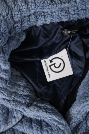 Γυναικείο παλτό SHEIN, Μέγεθος S, Χρώμα Μπλέ, Τιμή 33,76 €