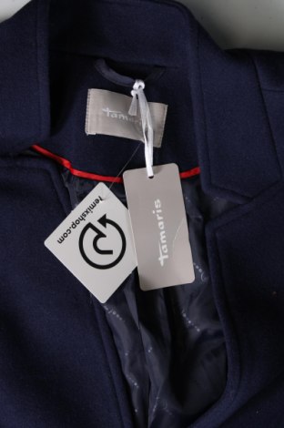 Γυναικείο παλτό Tamaris, Μέγεθος S, Χρώμα Μπλέ, Τιμή 70,72 €