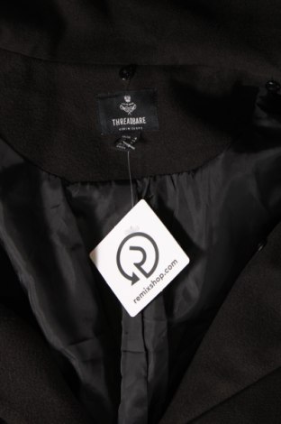 Γυναικείο παλτό Threadbare, Μέγεθος S, Χρώμα Μαύρο, Τιμή 27,14 €