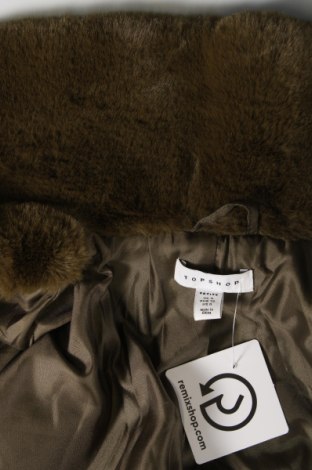 Дамско палто Topshop, Размер XXS, Цвят Зелен, Цена 23,76 лв.