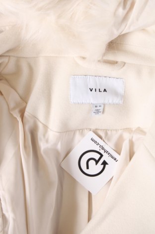 Γυναικείο παλτό VILA, Μέγεθος XL, Χρώμα Λευκό, Τιμή 33,71 €