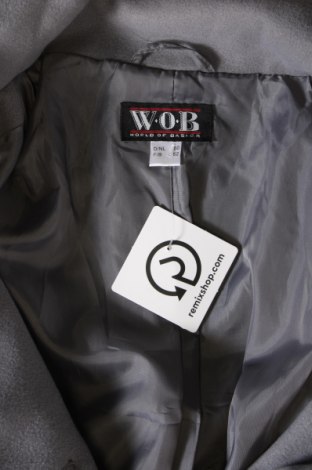 Γυναικείο παλτό W.O.B. World Of Basics, Μέγεθος XXL, Χρώμα Γκρί, Τιμή 35,74 €