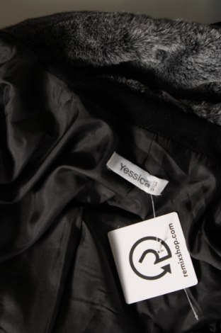 Дамско палто Yessica, Размер L, Цвят Черен, Цена 64,20 лв.