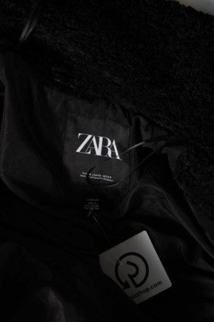 Дамско палто Zara, Размер XS, Цвят Черен, Цена 23,01 лв.