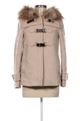 Dámský kabát  Zara, Velikost XS, Barva Béžová, Cena  941,00 Kč