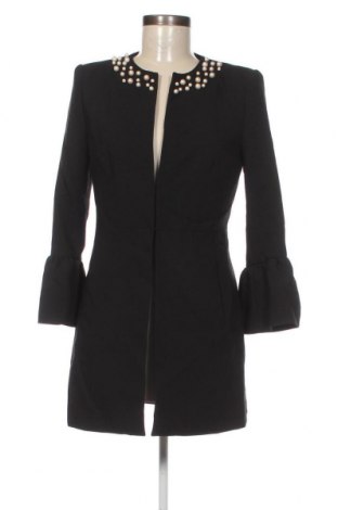 Дамско палто Zara, Размер M, Цвят Черен, Цена 28,20 лв.