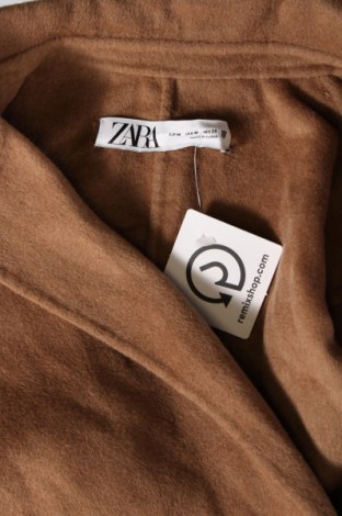 Damenmantel Zara, Größe M, Farbe Beige, Preis 26,97 €