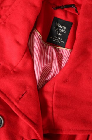 Palton de femei Zara Trafaluc, Mărime S, Culoare Roșu, Preț 97,04 Lei