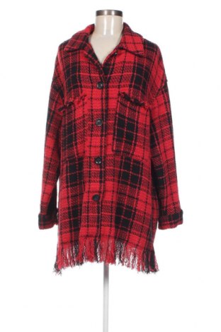Palton de femei Zara Trafaluc, Mărime XL, Culoare Roșu, Preț 66,48 Lei