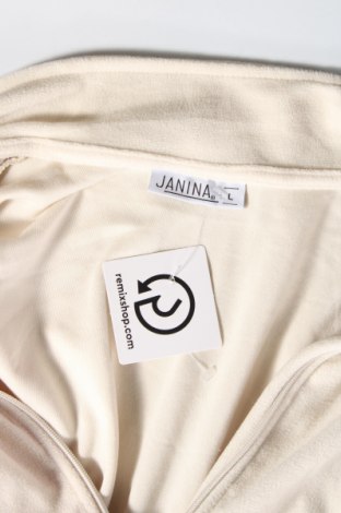 Damen Fleece Oberteil  Janina, Größe L, Farbe Ecru, Preis 13,84 €