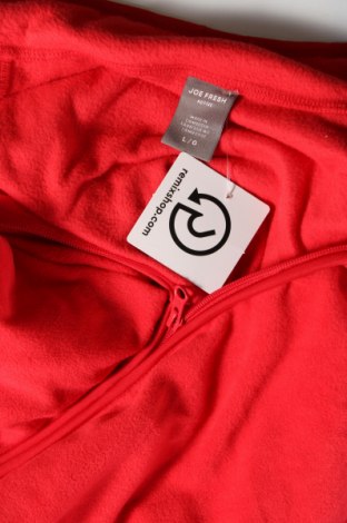 Damen Fleece Oberteil  Joe Fresh, Größe L, Farbe Rot, Preis 9,23 €