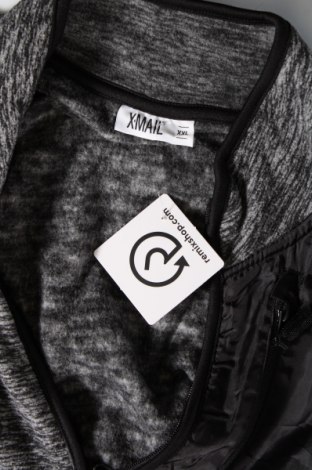 Γυναικεία ζακέτα fleece X-Mail, Μέγεθος XXL, Χρώμα Γκρί, Τιμή 13,02 €