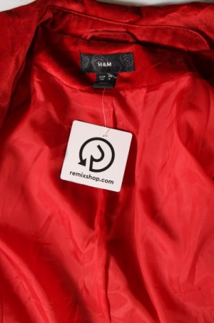 Дамско сако H&M, Размер S, Цвят Червен, Цена 44,00 лв.