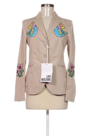 Γυναικείο σακάκι Love Moschino, Μέγεθος S, Χρώμα  Μπέζ, Τιμή 169,56 €