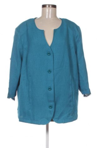 Γυναικείο σακάκι M. Collection, Μέγεθος XXL, Χρώμα Μπλέ, Τιμή 9,53 €