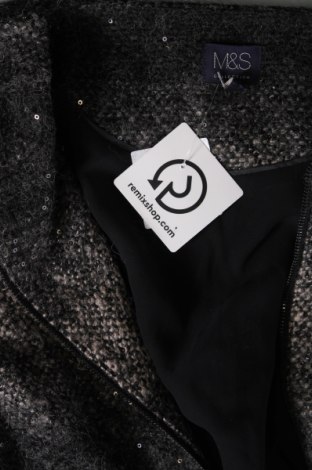 Дамско сако Marks & Spencer, Размер L, Цвят Сив, Цена 19,68 лв.