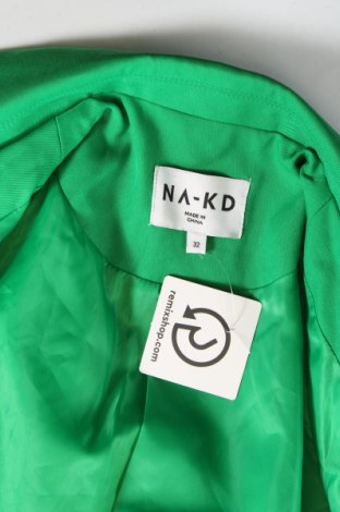 Dámské sako  NA-KD, Velikost XXS, Barva Zelená, Cena  794,00 Kč