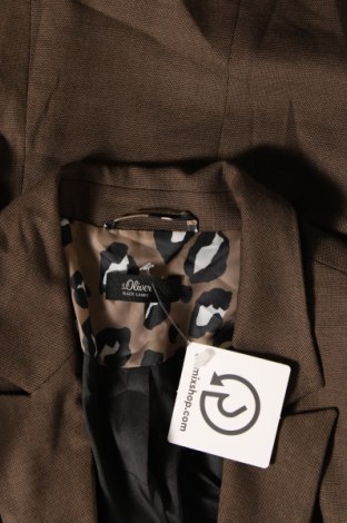 Γυναικείο σακάκι S.Oliver Black Label, Μέγεθος M, Χρώμα Καφέ, Τιμή 9,00 €