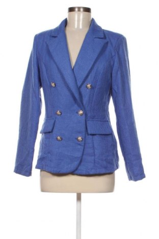 Γυναικείο σακάκι SHEIN, Μέγεθος M, Χρώμα Μπλέ, Τιμή 14,97 €
