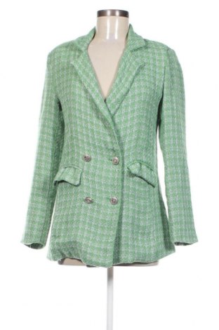 Дамско сако SHEIN, Размер S, Цвят Зелен, Цена 44,00 лв.