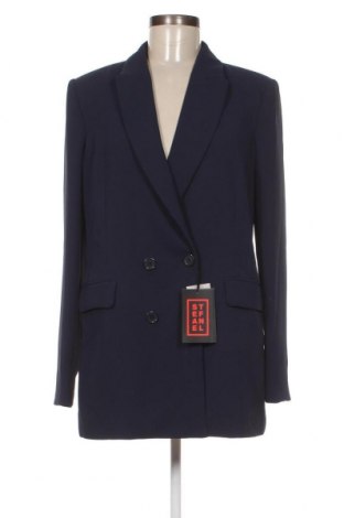 Γυναικείο σακάκι Stefanel, Μέγεθος M, Χρώμα Μπλέ, Τιμή 109,48 €