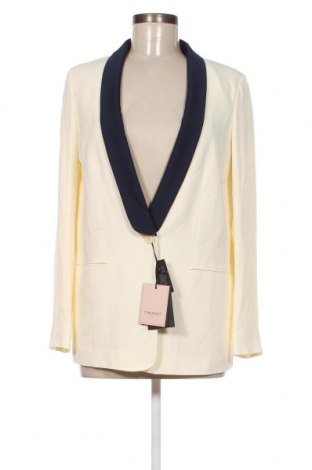 Γυναικείο σακάκι TWINSET, Μέγεθος S, Χρώμα Εκρού, Τιμή 108,42 €