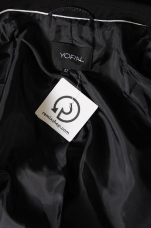 Дамско сако Yorn, Размер L, Цвят Черен, Цена 22,44 лв.